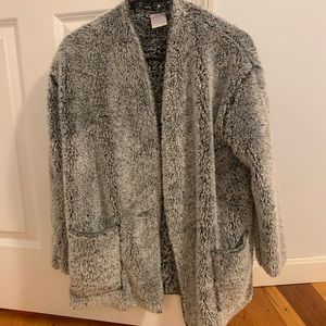 Fuzzy cardigan